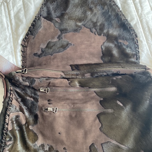 Jose Luis Calf Hair Leather German Silver Bag - Picture 8 of 15